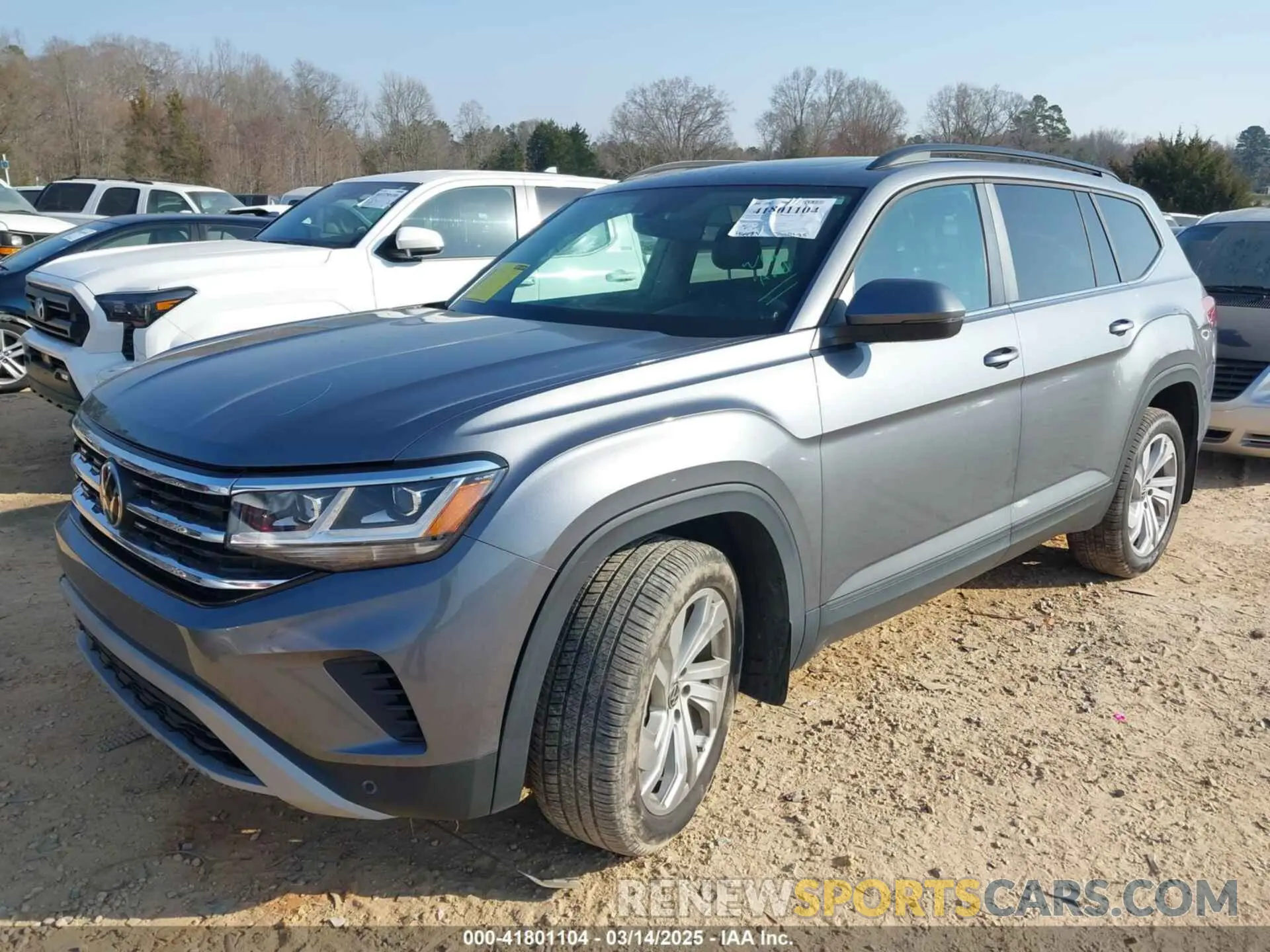 2 Photograph of a damaged car 1V2KR2CA1NC507850 VOLKSWAGEN ATLAS 2022