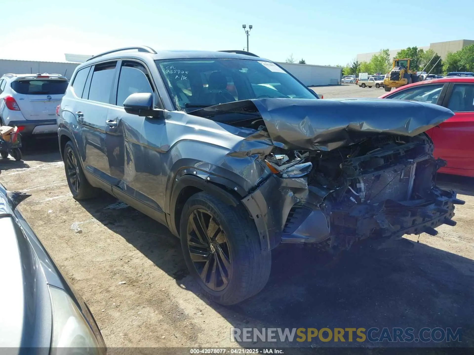 1 Photograph of a damaged car 1V2KR2CA1NC536507 VOLKSWAGEN ATLAS 2022