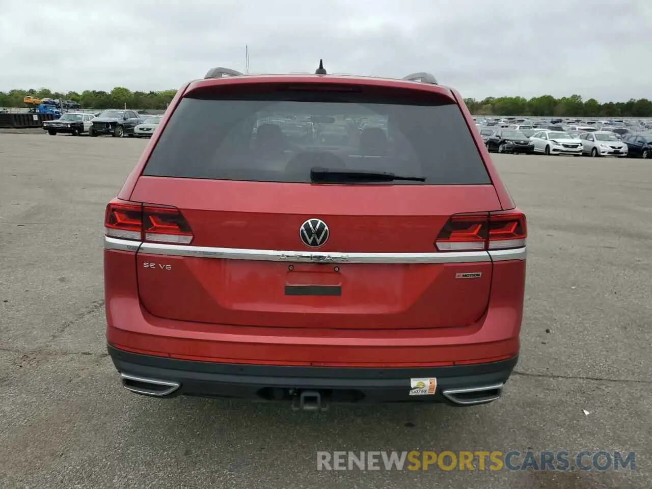 6 Photograph of a damaged car 1V2KR2CA1NC553632 VOLKSWAGEN ATLAS 2022