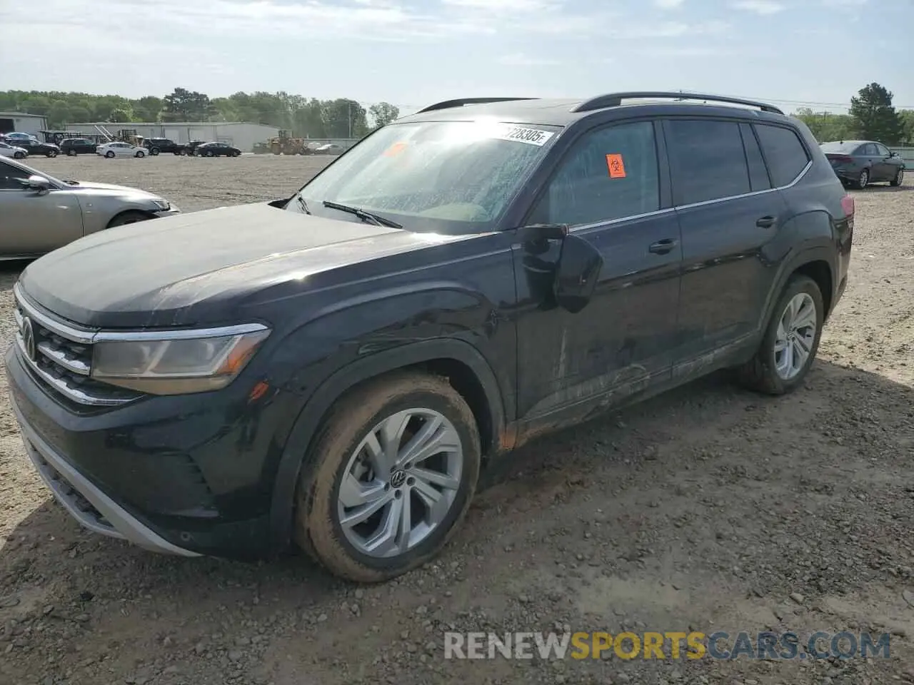 1 Photograph of a damaged car 1V2KR2CA2NC523832 VOLKSWAGEN ATLAS 2022