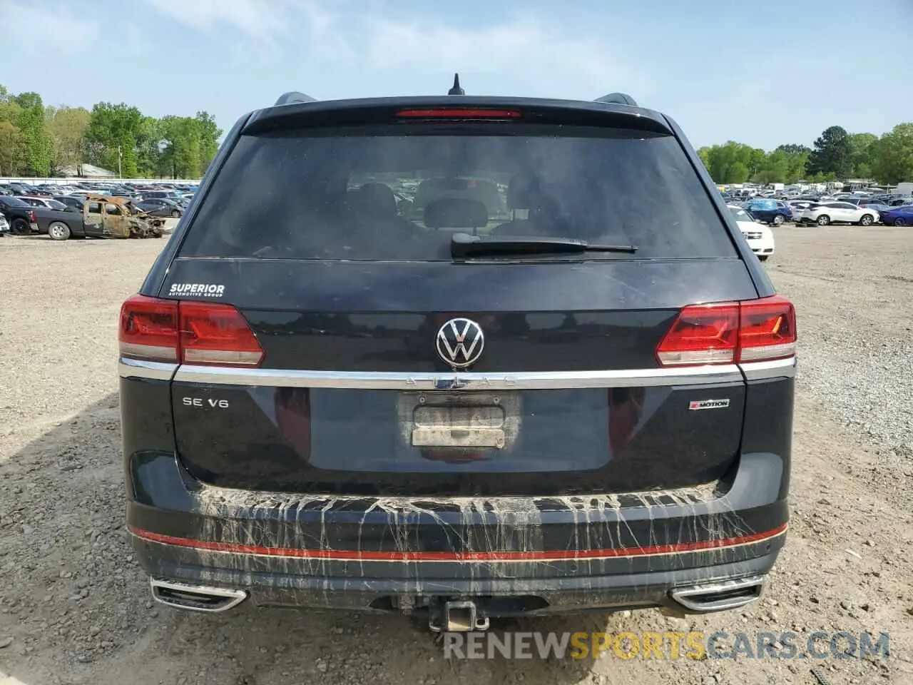 6 Photograph of a damaged car 1V2KR2CA2NC523832 VOLKSWAGEN ATLAS 2022
