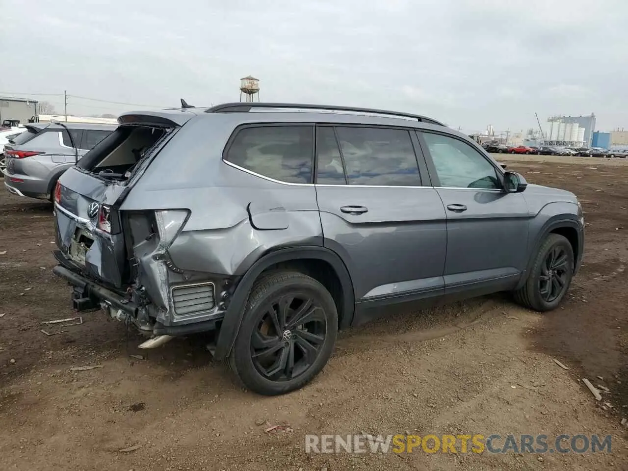 3 Photograph of a damaged car 1V2KR2CA4NC537005 VOLKSWAGEN ATLAS 2022
