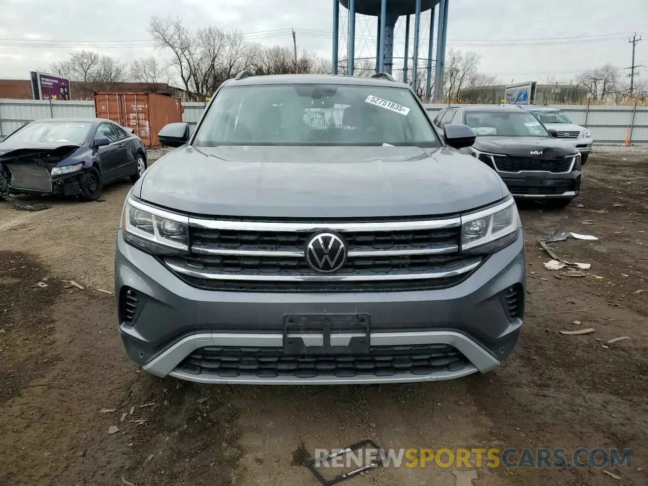5 Photograph of a damaged car 1V2KR2CA4NC537005 VOLKSWAGEN ATLAS 2022