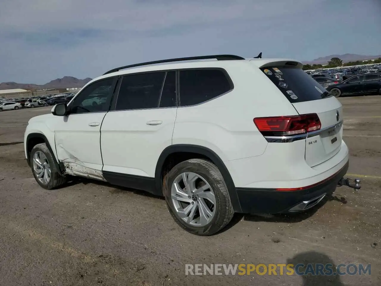 2 Photograph of a damaged car 1V2KR2CA8NC534267 VOLKSWAGEN ATLAS 2022