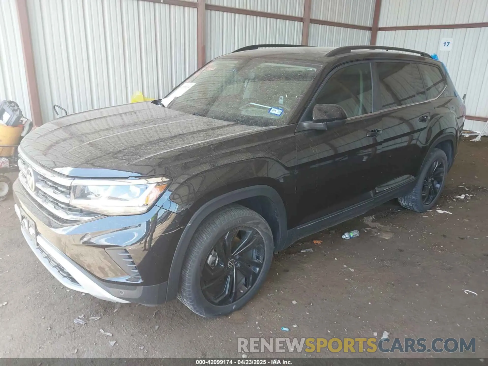 2 Photograph of a damaged car 1V2KR2CA8NC550050 VOLKSWAGEN ATLAS 2022