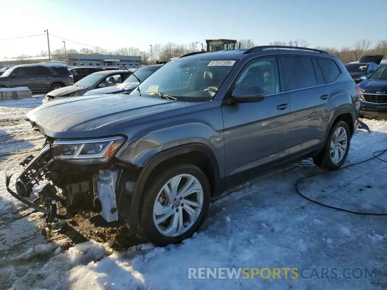 1 Photograph of a damaged car 1V2WR2CA8NC543441 VOLKSWAGEN ATLAS 2022
