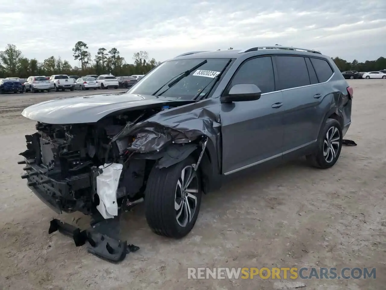 1 Photograph of a damaged car 1V2BR2CA1PC541936 VOLKSWAGEN ATLAS 2023