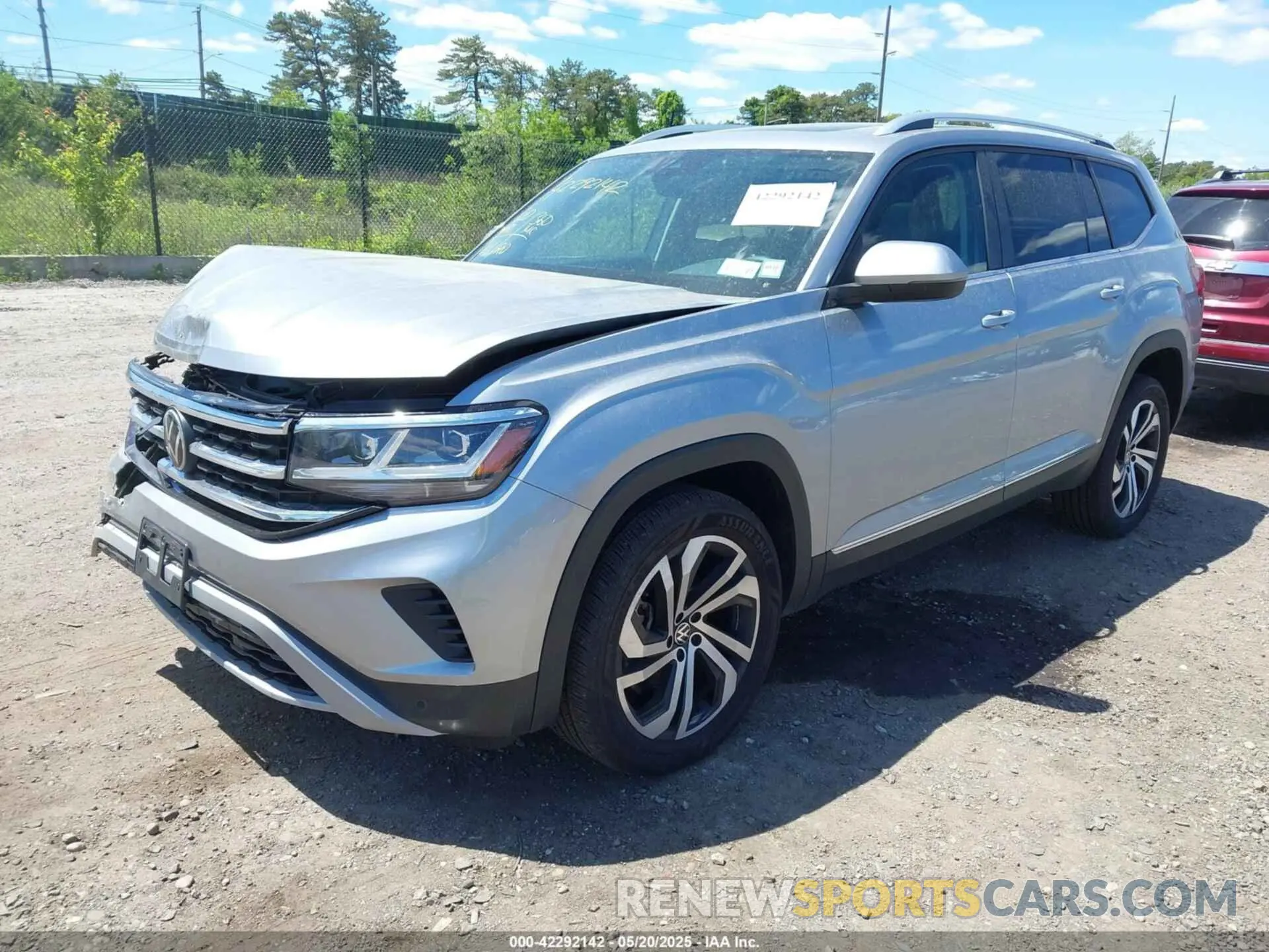 2 Photograph of a damaged car 1V2BR2CA2PC510744 VOLKSWAGEN ATLAS 2023
