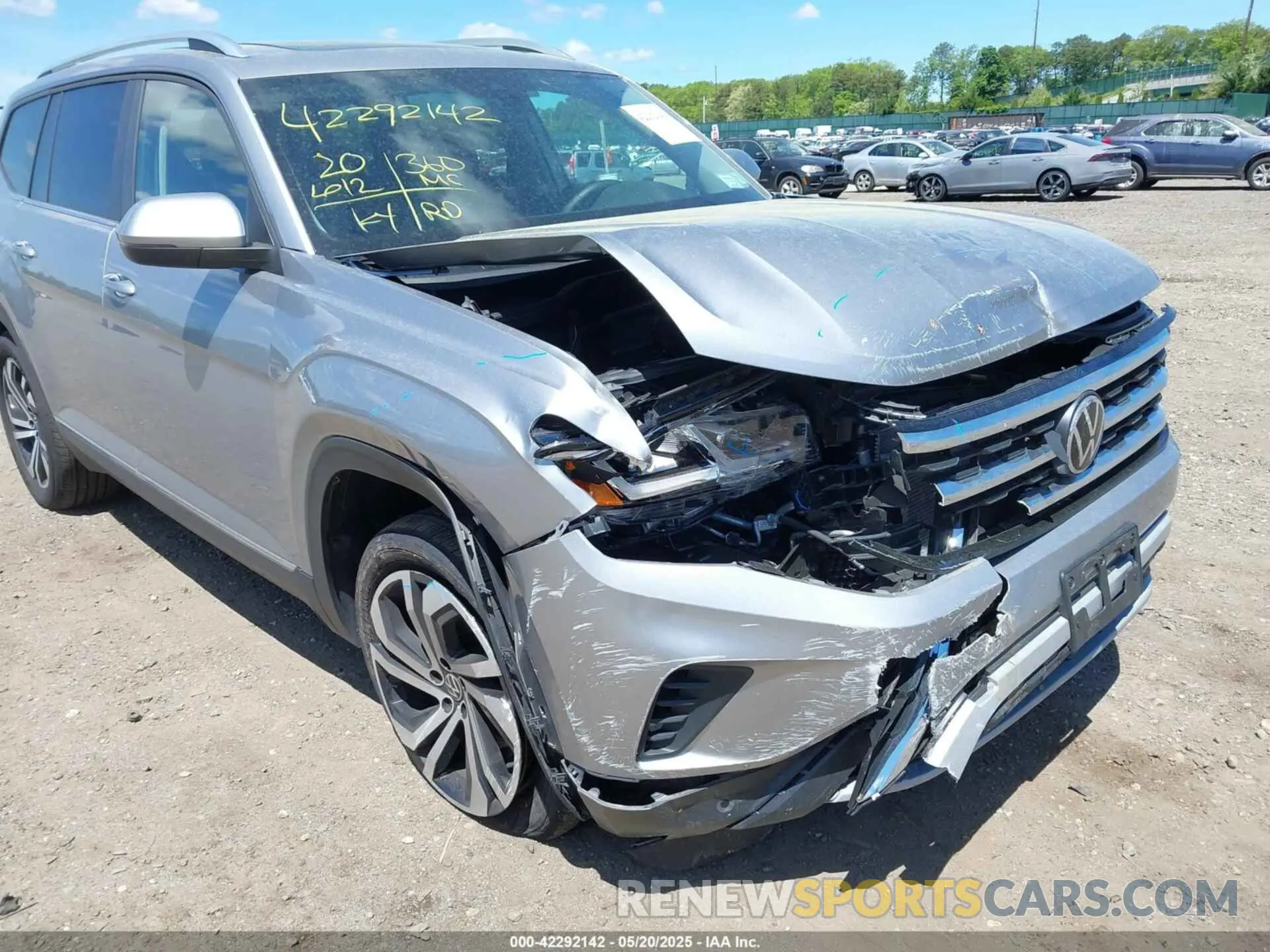 6 Photograph of a damaged car 1V2BR2CA2PC510744 VOLKSWAGEN ATLAS 2023