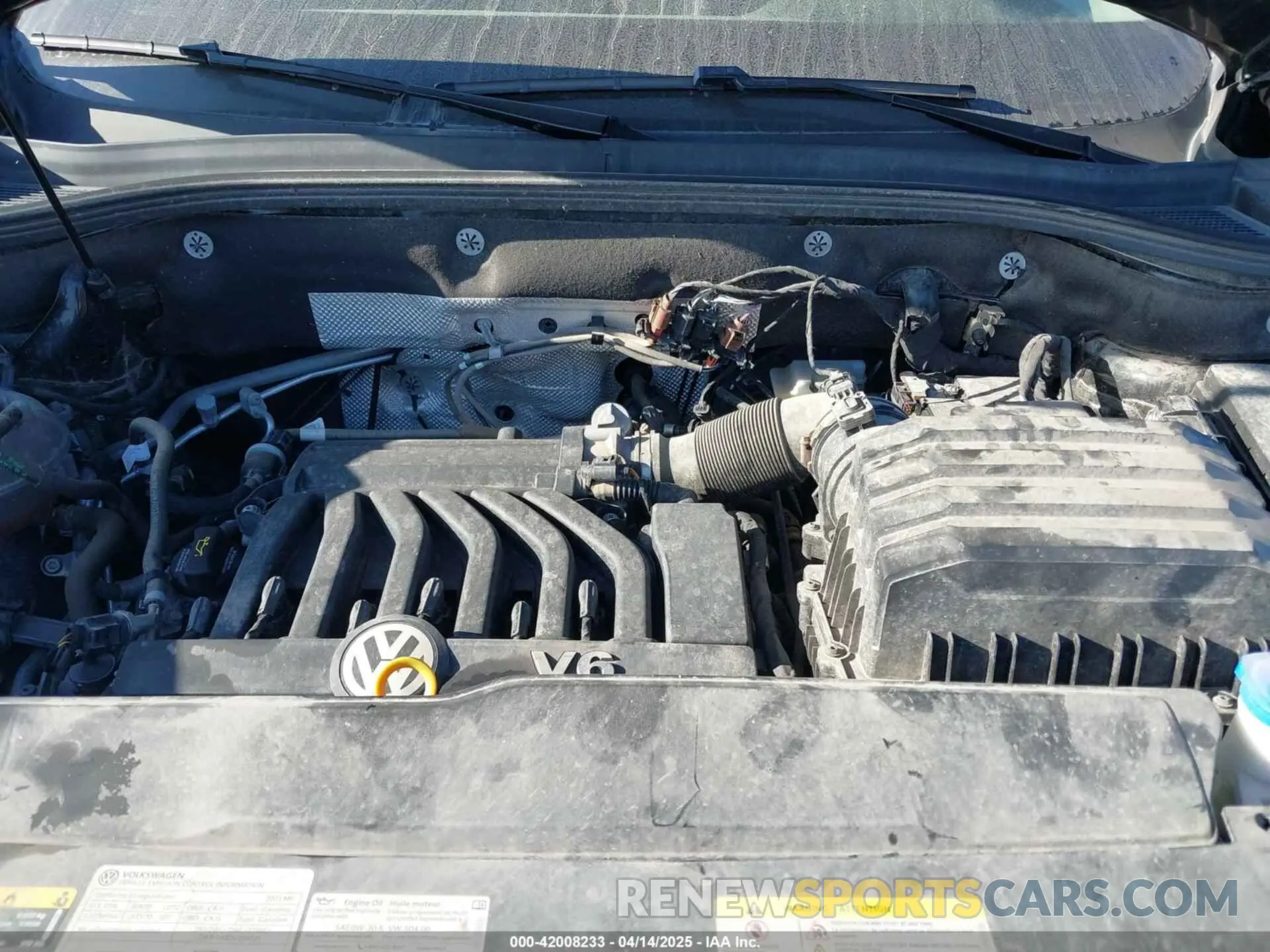 10 Photograph of a damaged car 1V2BR2CA4PC557385 VOLKSWAGEN ATLAS 2023
