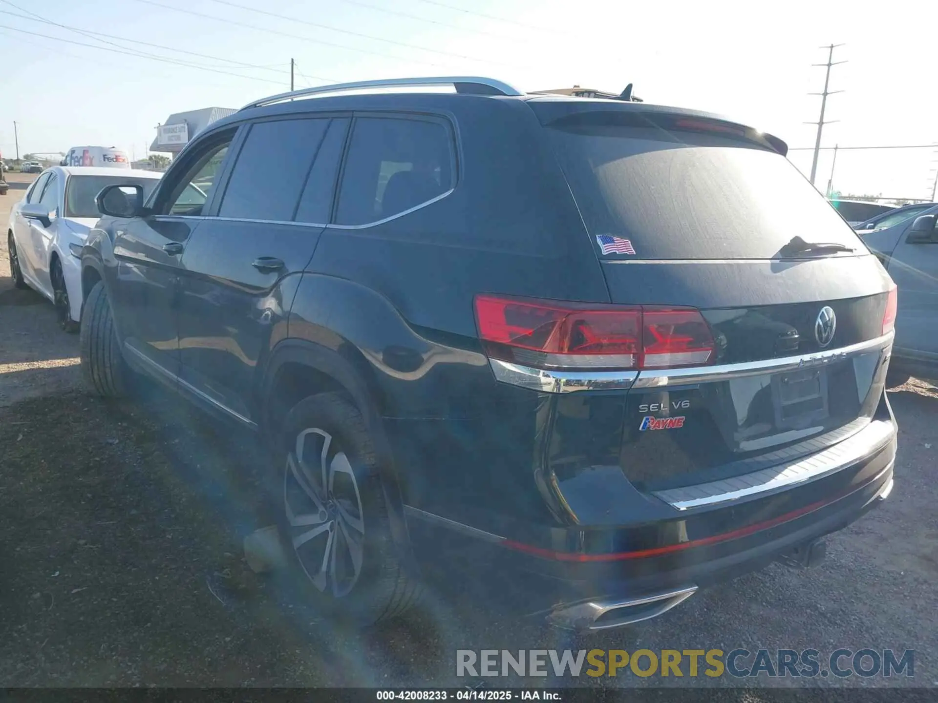 3 Photograph of a damaged car 1V2BR2CA4PC557385 VOLKSWAGEN ATLAS 2023