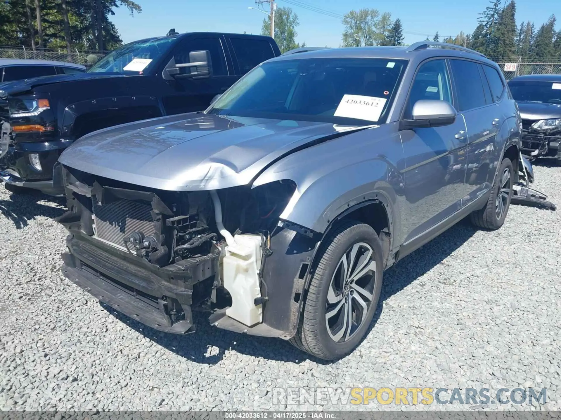 2 Photograph of a damaged car 1V2BR2CA9PC534703 VOLKSWAGEN ATLAS 2023