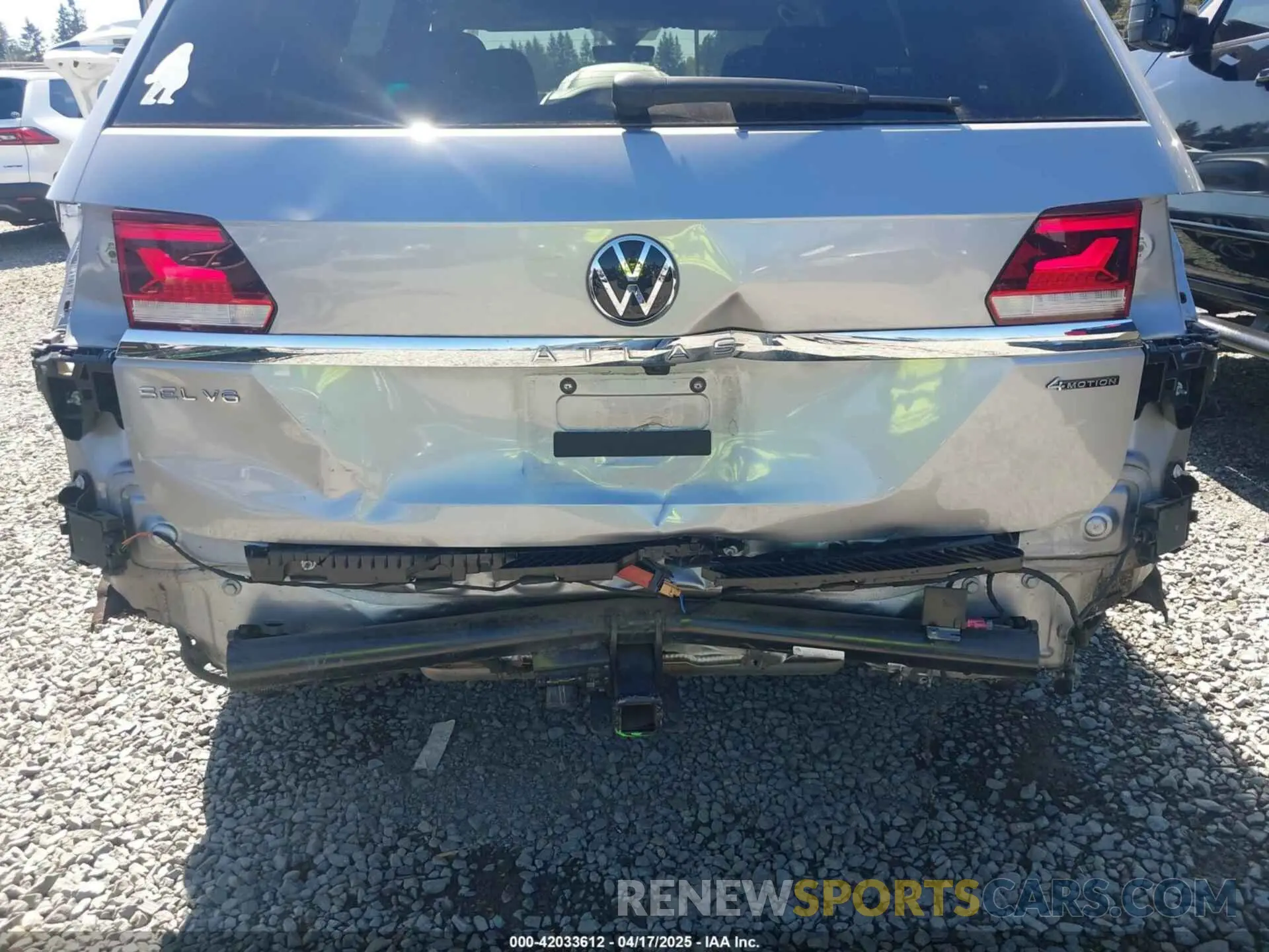 6 Photograph of a damaged car 1V2BR2CA9PC534703 VOLKSWAGEN ATLAS 2023