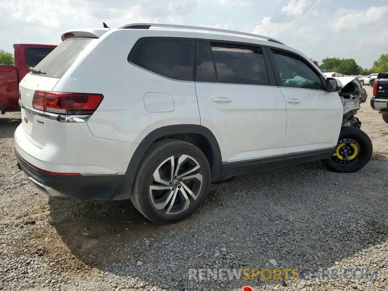 3 Photograph of a damaged car 1V2BR2CAXPC515819 VOLKSWAGEN ATLAS 2023