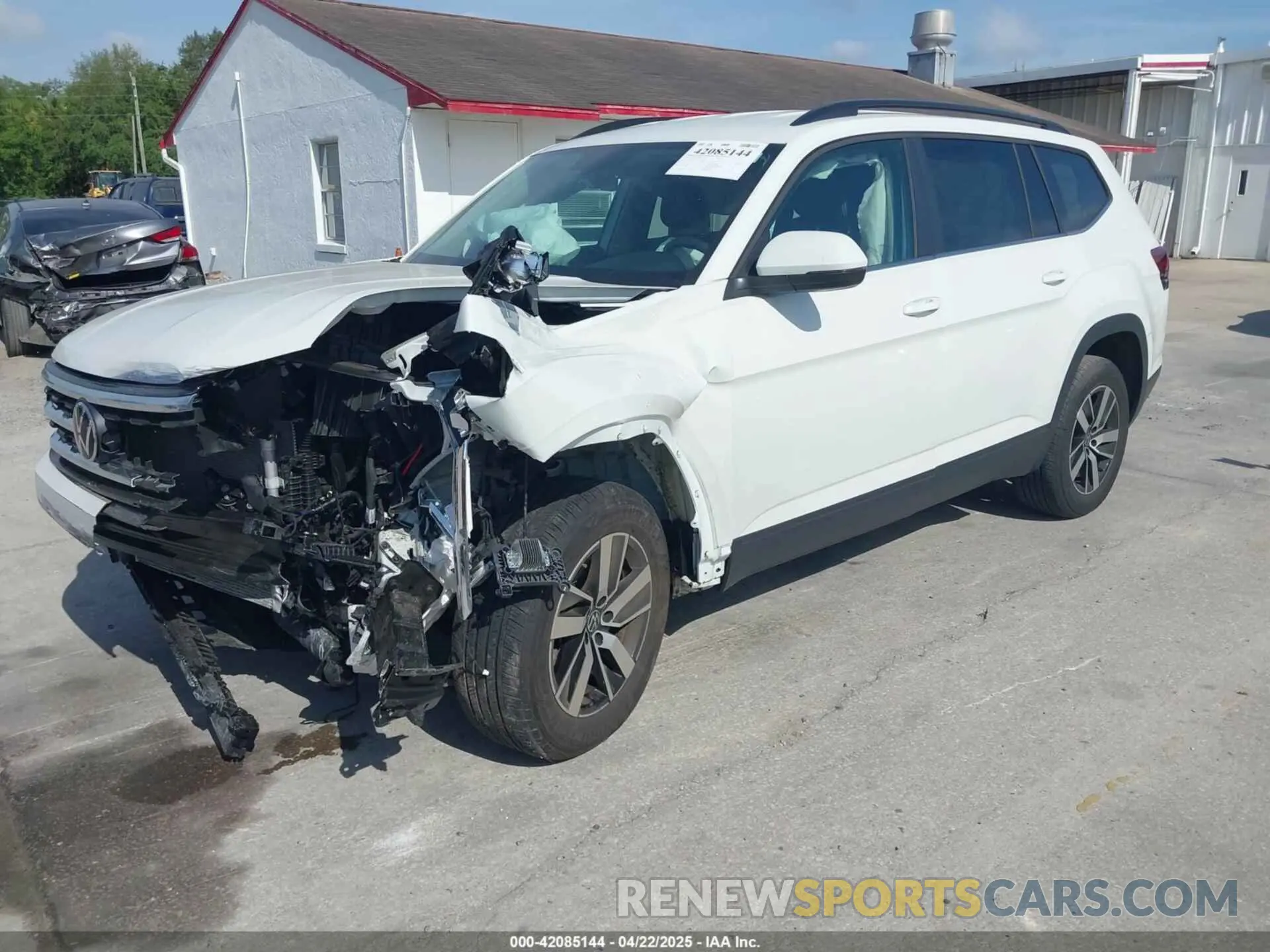 2 Photograph of a damaged car 1V2DP2CA7PC547576 VOLKSWAGEN ATLAS 2023