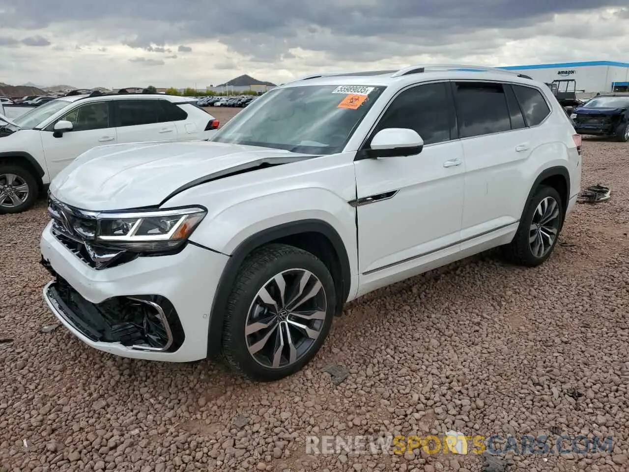 1 Photograph of a damaged car 1V2FR2CA2PC527335 VOLKSWAGEN ATLAS 2023