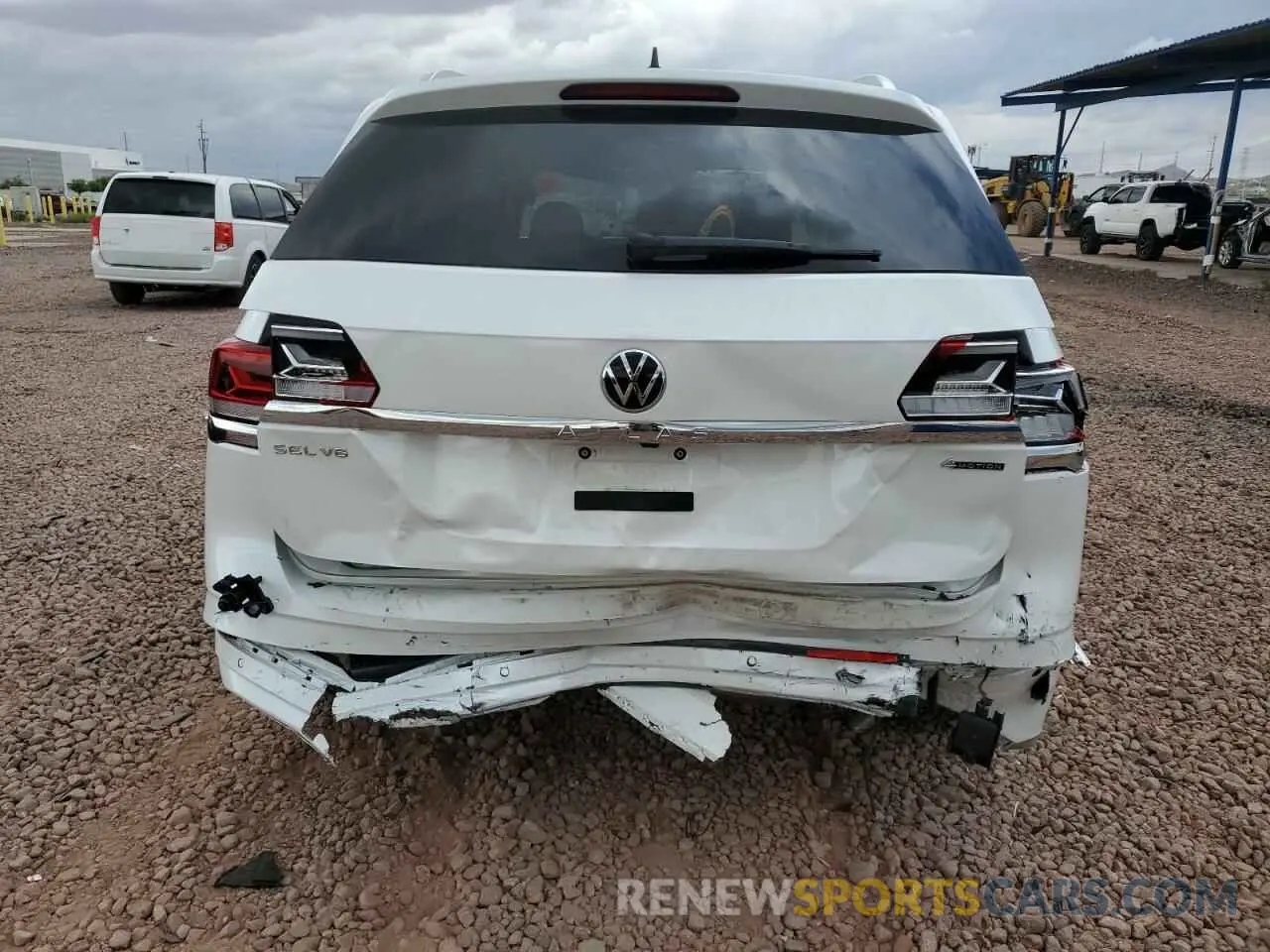 6 Photograph of a damaged car 1V2FR2CA2PC527335 VOLKSWAGEN ATLAS 2023