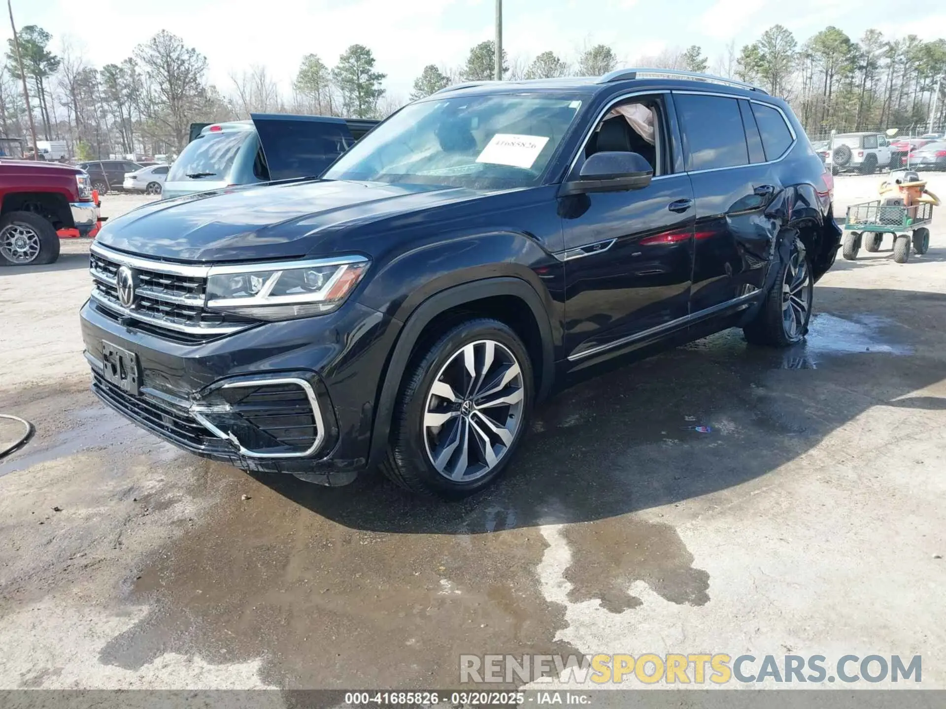 2 Photograph of a damaged car 1V2FR2CA2PC557077 VOLKSWAGEN ATLAS 2023