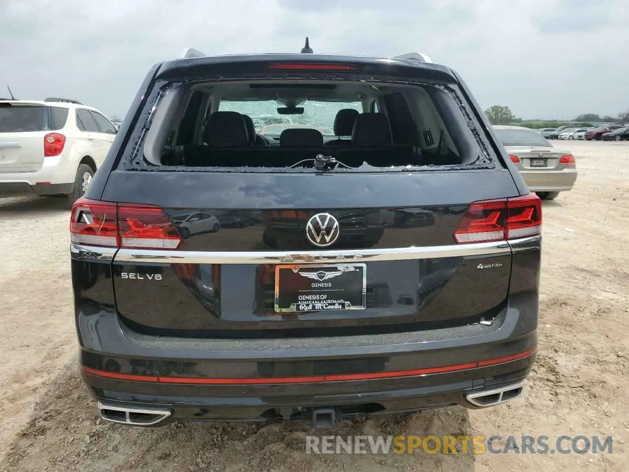 6 Photograph of a damaged car 1V2FR2CA3PC539686 VOLKSWAGEN ATLAS 2023