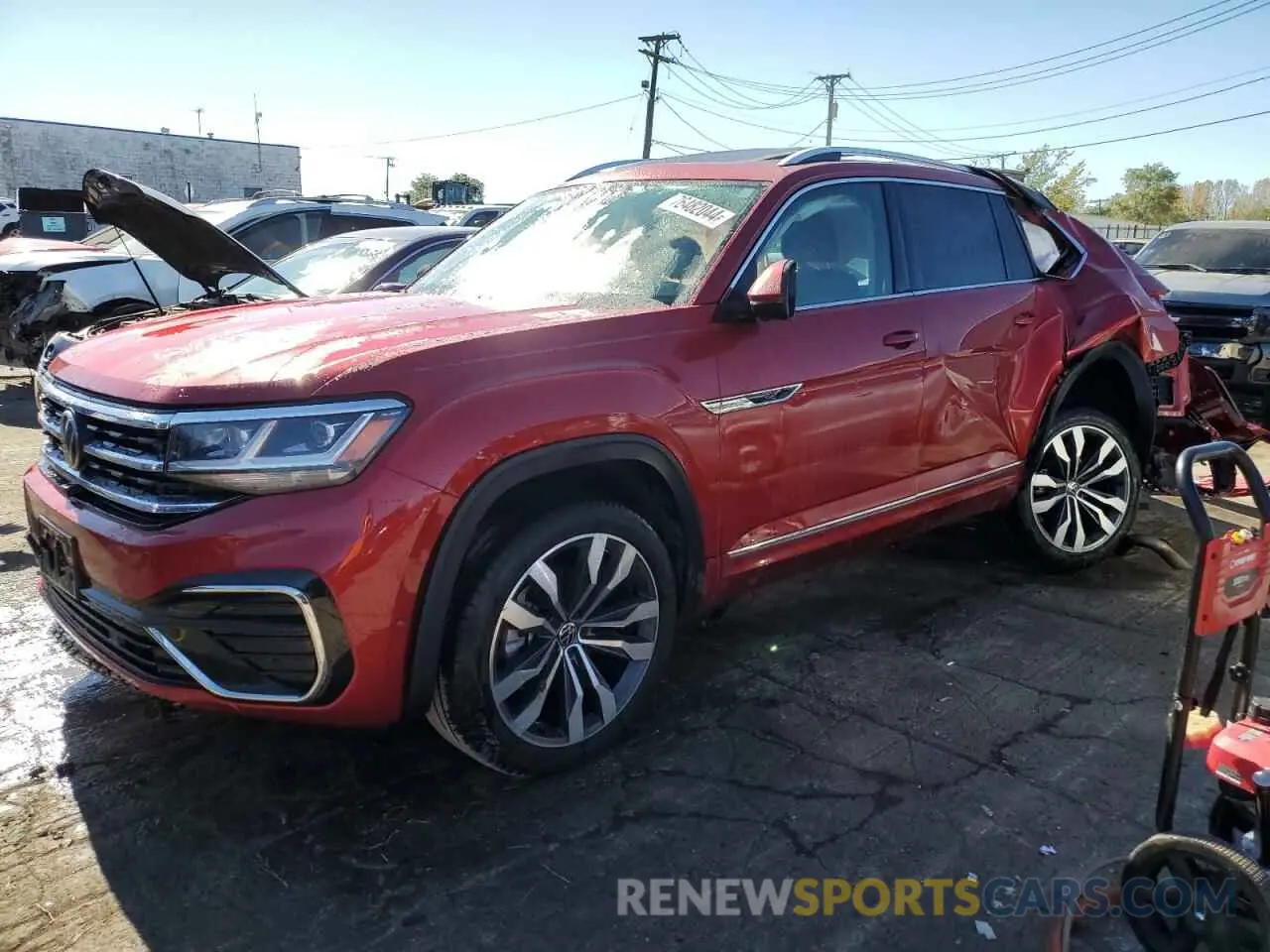 1 Photograph of a damaged car 1V2FR2CA7PC512961 VOLKSWAGEN ATLAS 2023