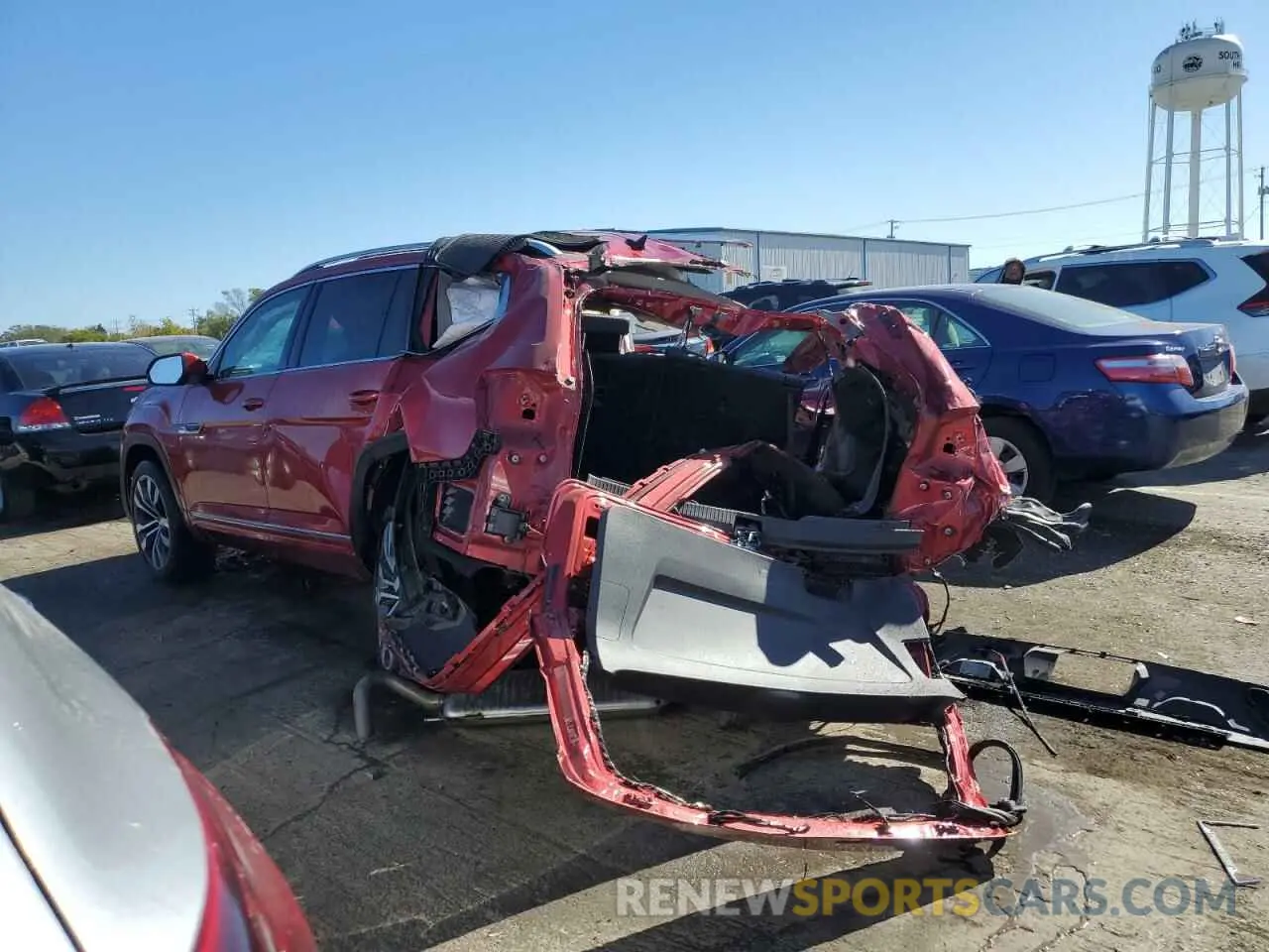 2 Photograph of a damaged car 1V2FR2CA7PC512961 VOLKSWAGEN ATLAS 2023
