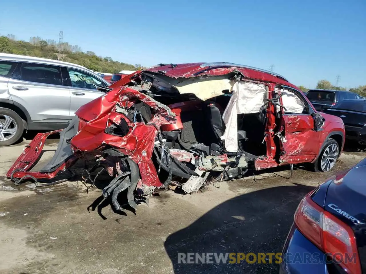 3 Photograph of a damaged car 1V2FR2CA7PC512961 VOLKSWAGEN ATLAS 2023