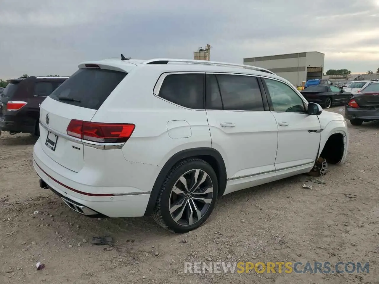 3 Photograph of a damaged car 1V2FR2CA9PC503100 VOLKSWAGEN ATLAS 2023