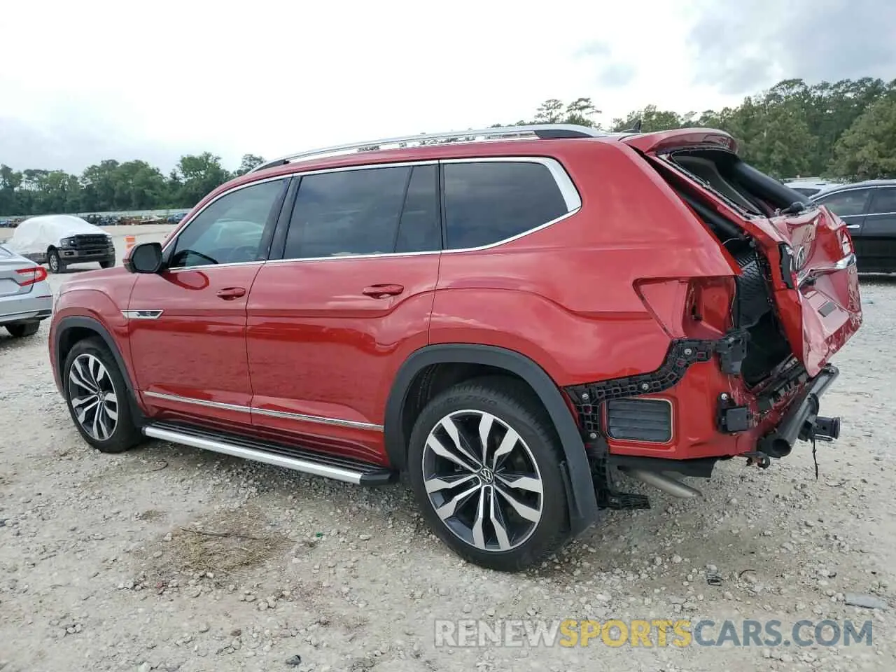 2 Photograph of a damaged car 1V2FR2CAXPC516535 VOLKSWAGEN ATLAS 2023