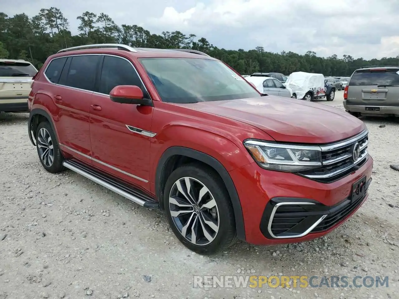 4 Photograph of a damaged car 1V2FR2CAXPC516535 VOLKSWAGEN ATLAS 2023