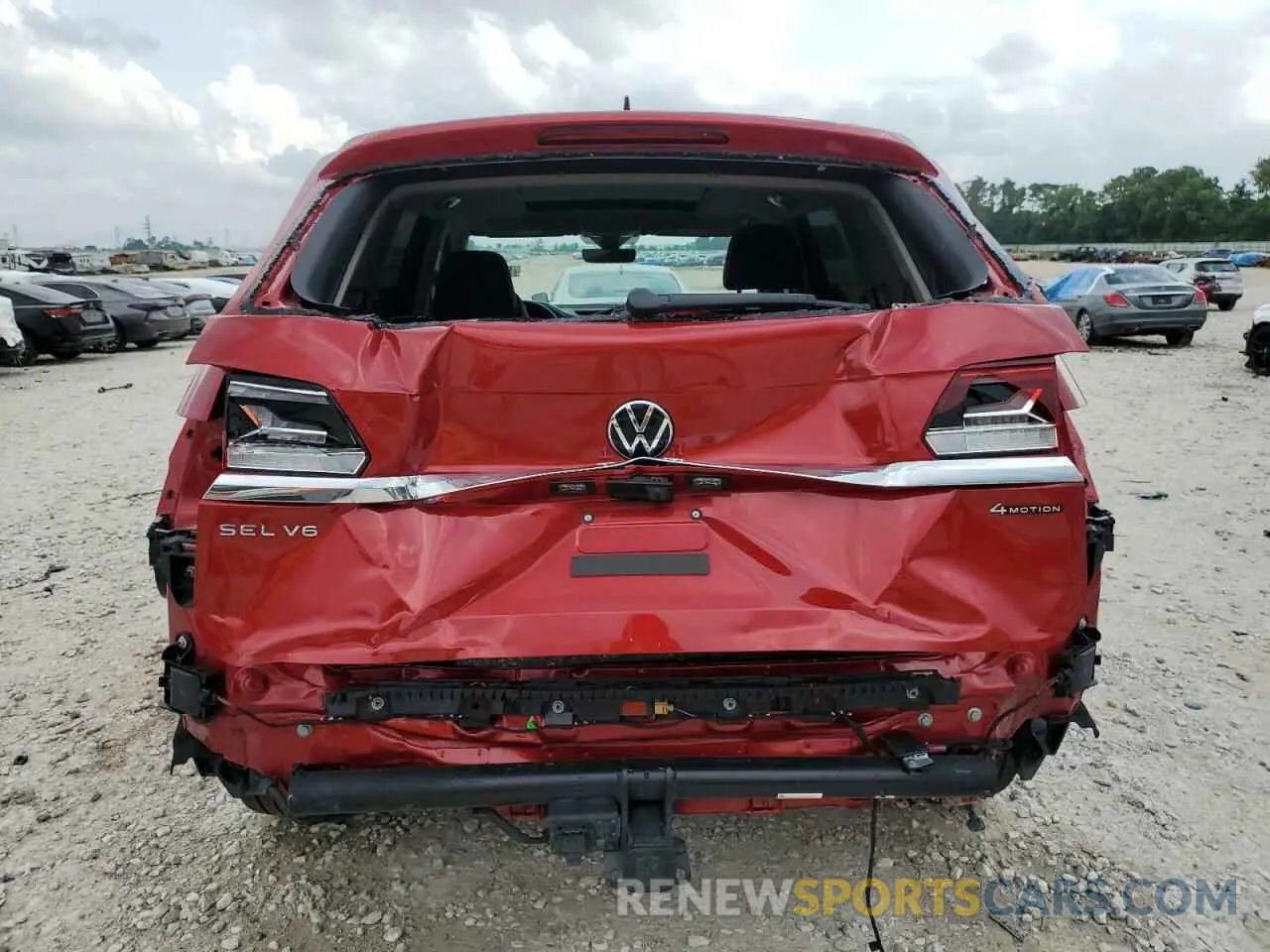 6 Photograph of a damaged car 1V2FR2CAXPC516535 VOLKSWAGEN ATLAS 2023
