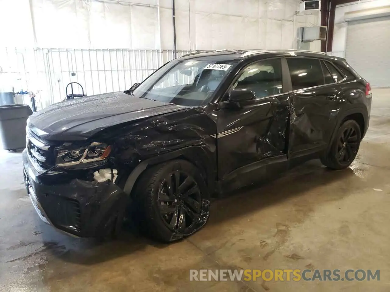 1 Photograph of a damaged car 1V2HE2CA0PC222288 VOLKSWAGEN ATLAS 2023