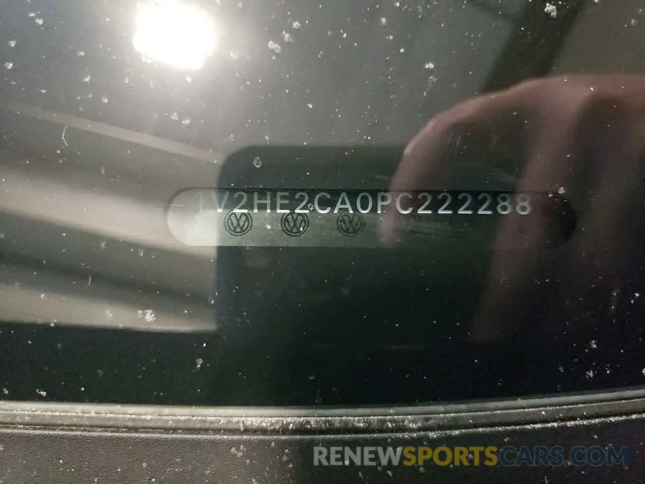 13 Photograph of a damaged car 1V2HE2CA0PC222288 VOLKSWAGEN ATLAS 2023