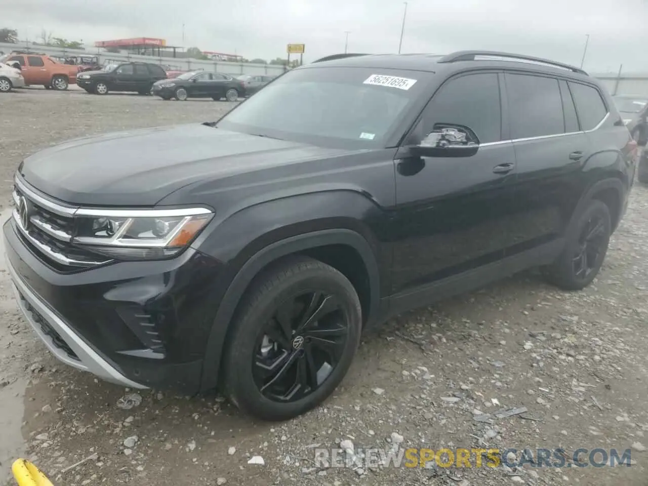 1 Photograph of a damaged car 1V2HR2CA0PC523549 VOLKSWAGEN ATLAS 2023