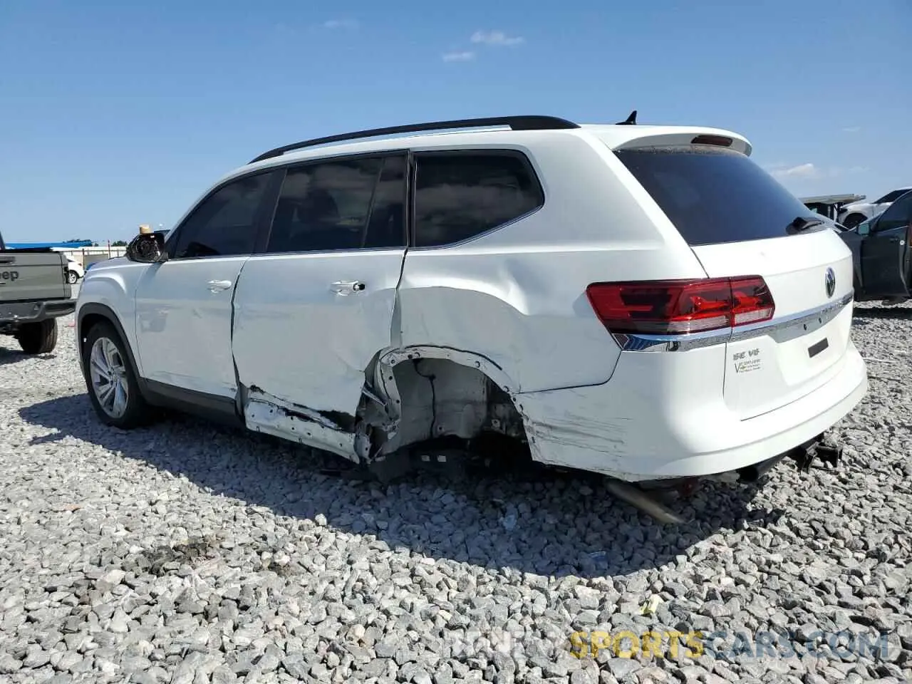 2 Photograph of a damaged car 1V2HR2CA6PC531607 VOLKSWAGEN ATLAS 2023