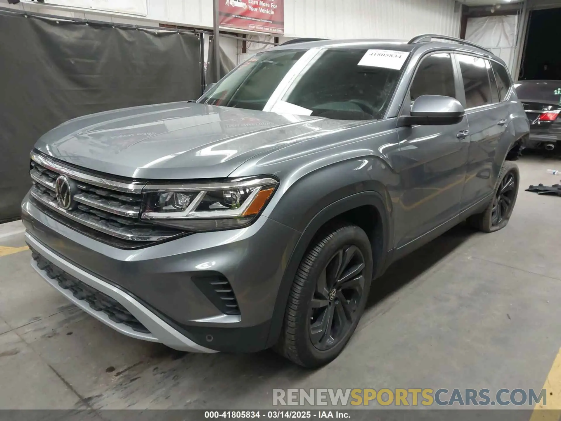 2 Photograph of a damaged car 1V2JR2CA2PC506401 VOLKSWAGEN ATLAS 2023