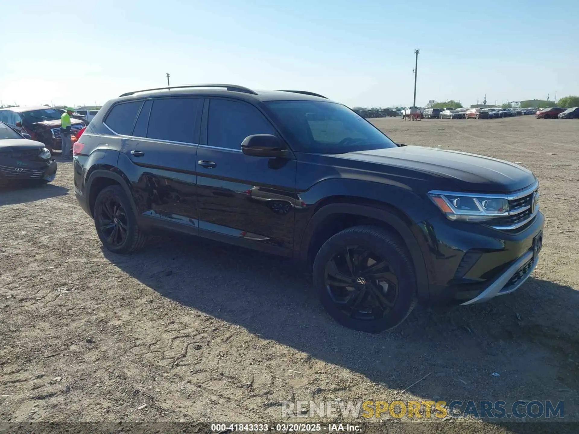 1 Photograph of a damaged car 1V2JR2CA3PC506701 VOLKSWAGEN ATLAS 2023
