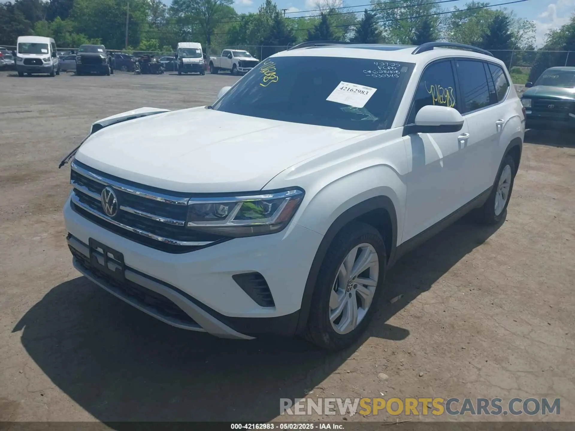 2 Photograph of a damaged car 1V2JR2CA6PC530345 VOLKSWAGEN ATLAS 2023
