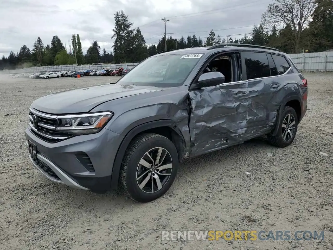 1 Photograph of a damaged car 1V2LP2CA2PC503903 VOLKSWAGEN ATLAS 2023