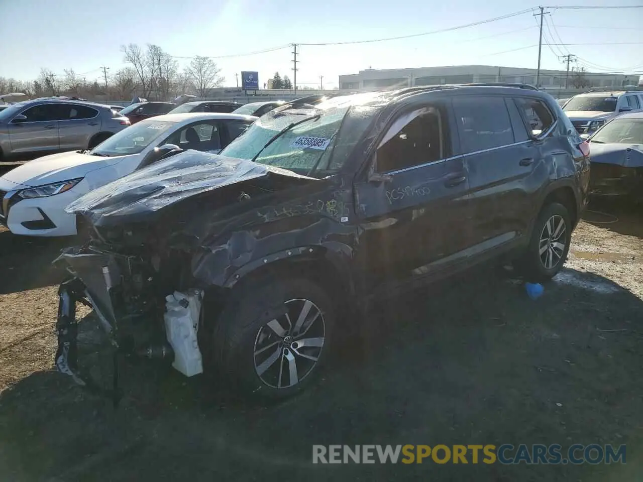 1 Photograph of a damaged car 1V2LP2CA7PC547900 VOLKSWAGEN ATLAS 2023