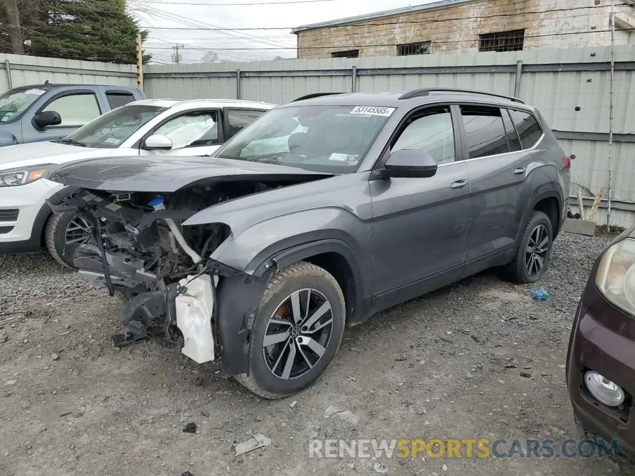 1 Photograph of a damaged car 1V2LP2CA9PC542391 VOLKSWAGEN ATLAS 2023