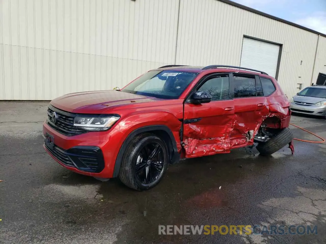 1 Photograph of a damaged car 1V2SR2CA4PC511555 VOLKSWAGEN ATLAS 2023