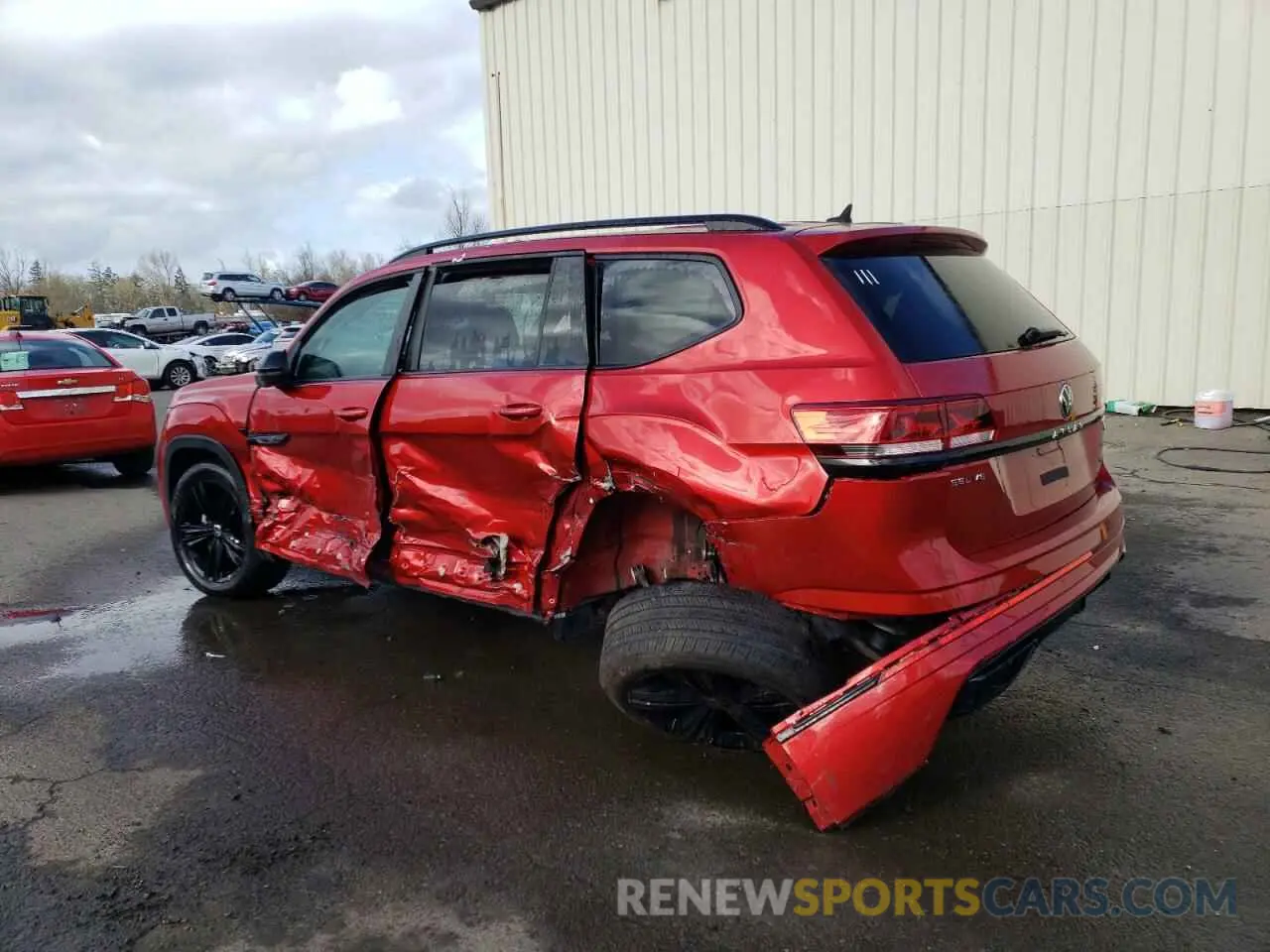2 Photograph of a damaged car 1V2SR2CA4PC511555 VOLKSWAGEN ATLAS 2023