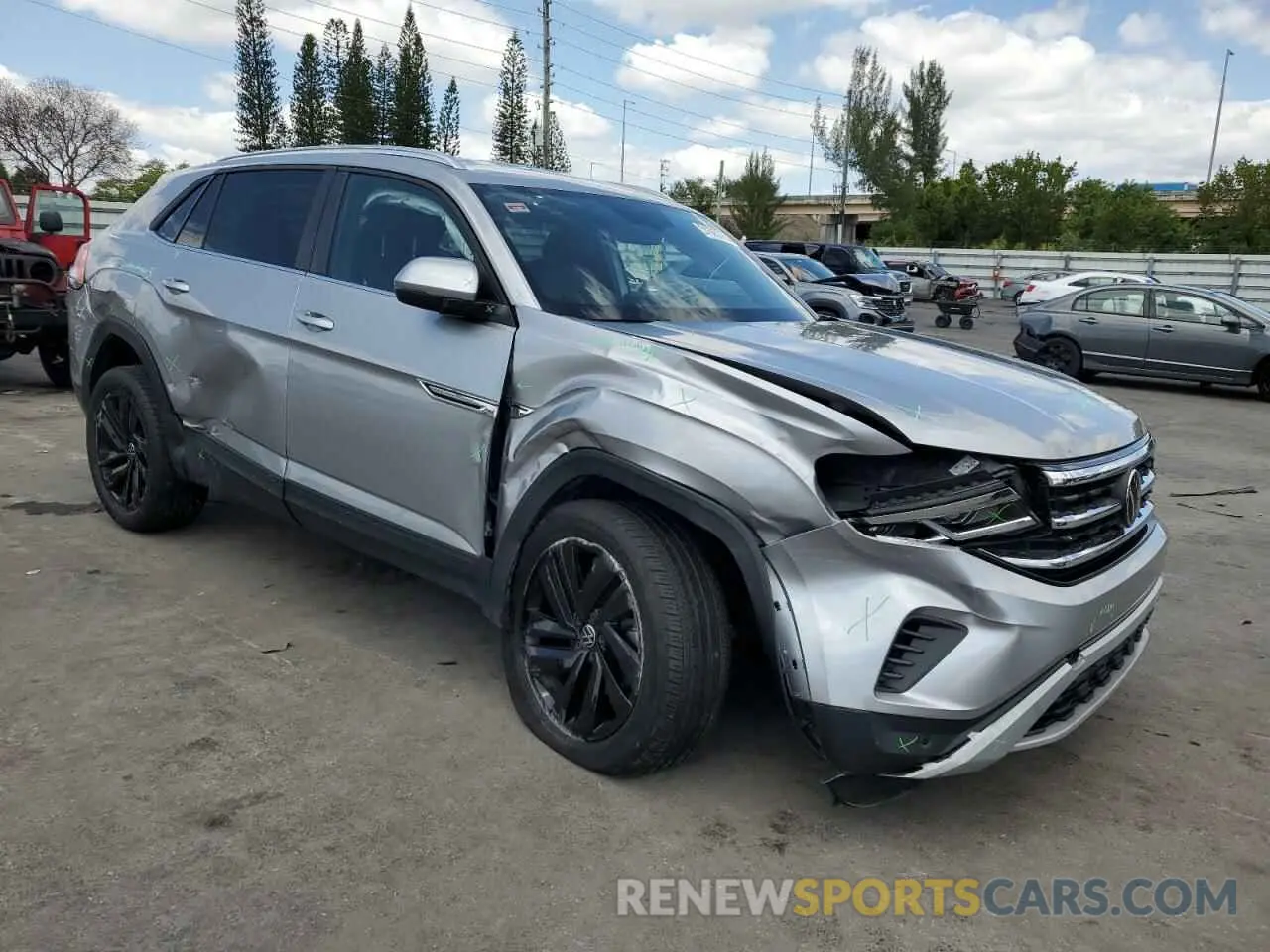 4 Photograph of a damaged car 1V2WC2CA4PC201599 VOLKSWAGEN ATLAS 2023