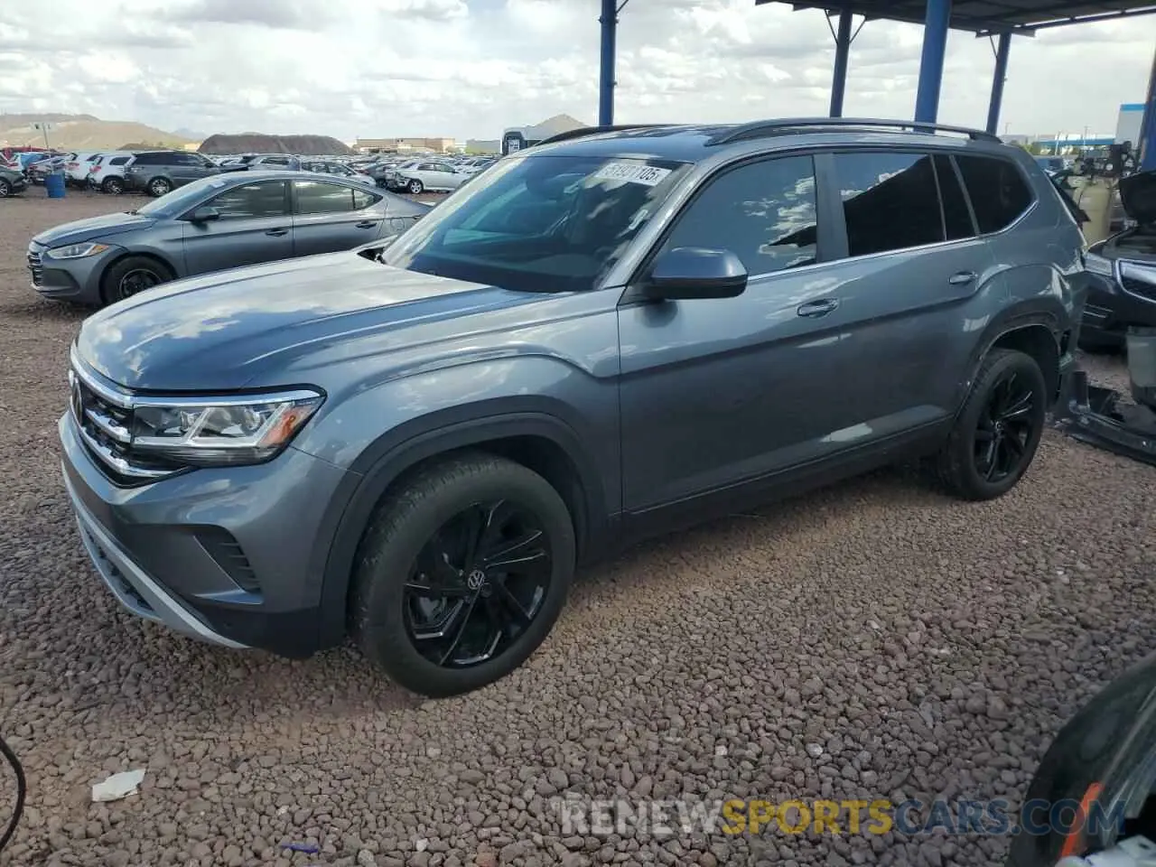 1 Photograph of a damaged car 1V2WR2CA6PC555946 VOLKSWAGEN ATLAS 2023
