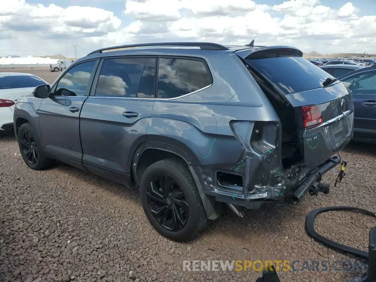 2 Photograph of a damaged car 1V2WR2CA6PC555946 VOLKSWAGEN ATLAS 2023