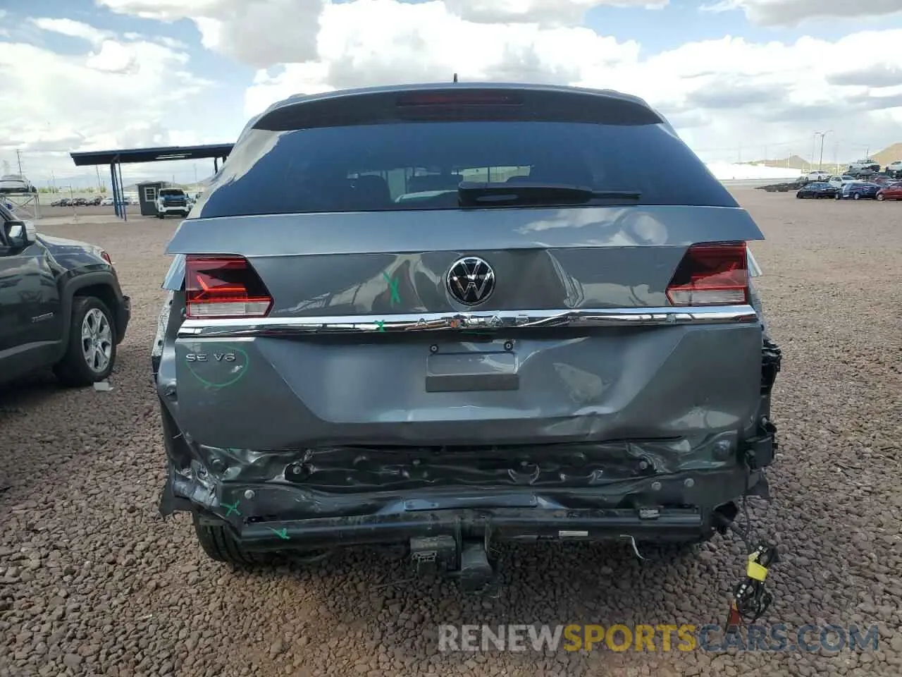 6 Photograph of a damaged car 1V2WR2CA6PC555946 VOLKSWAGEN ATLAS 2023