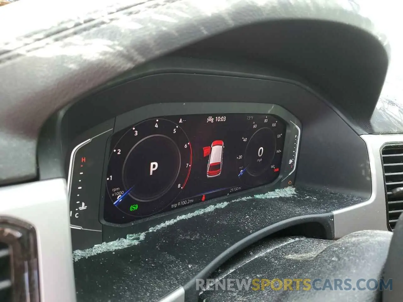 9 Photograph of a damaged car 1V2WR2CA7PC500650 VOLKSWAGEN ATLAS 2023