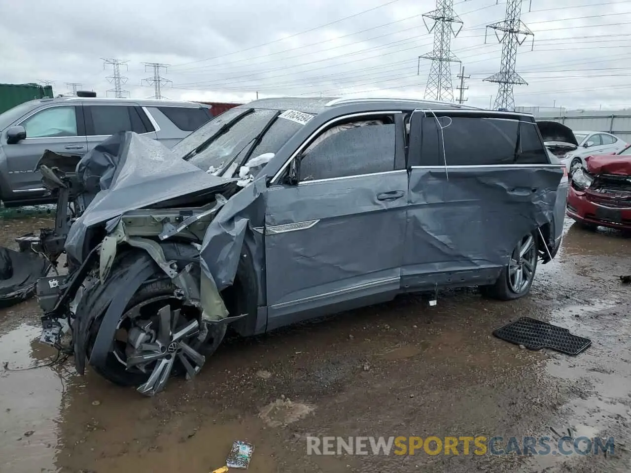 1 Photograph of a damaged car 1V2AE2CA0RC211358 VOLKSWAGEN ATLAS 2024