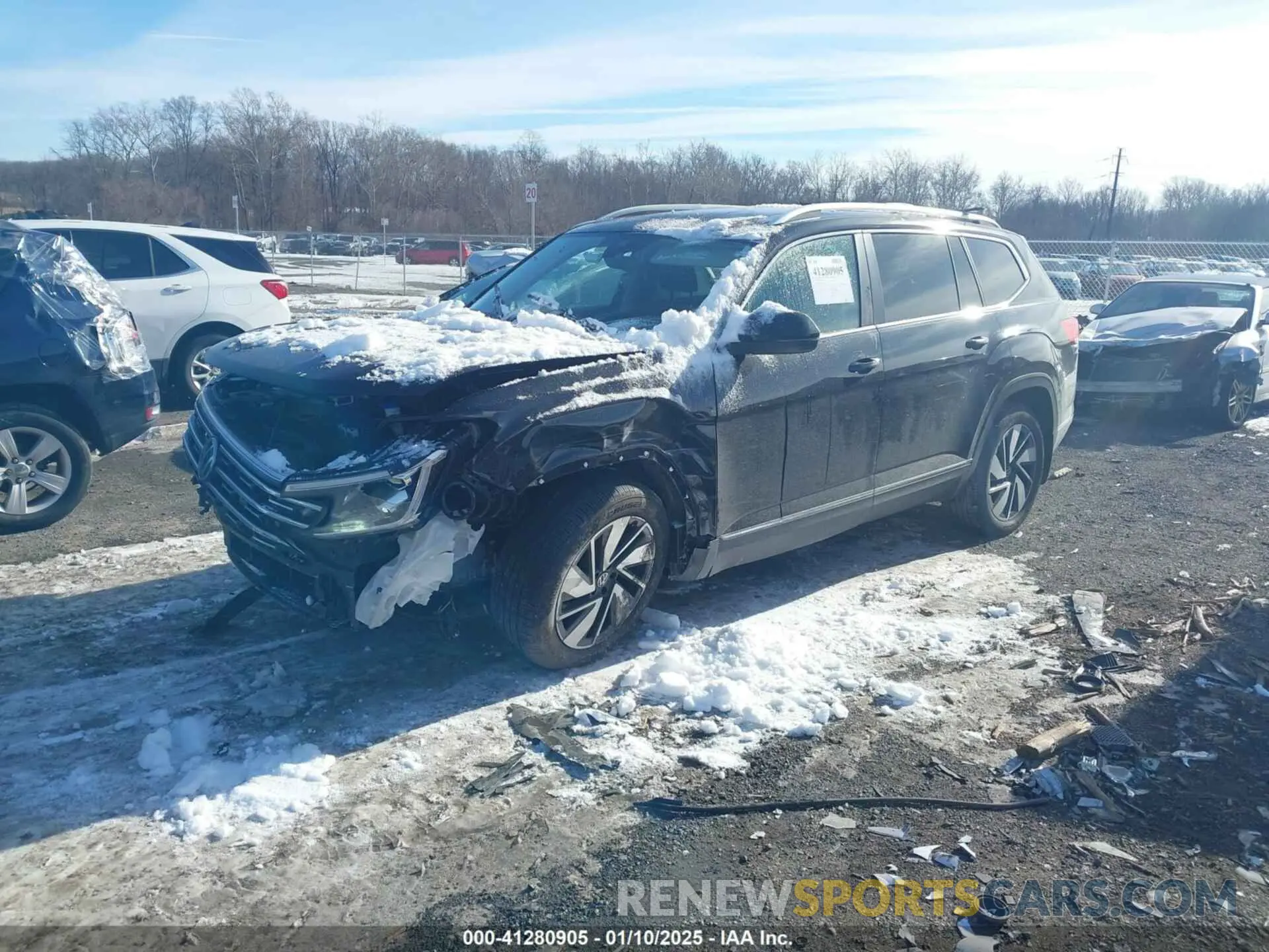 2 Photograph of a damaged car 1V2BR2CA5RC519196 VOLKSWAGEN ATLAS 2024