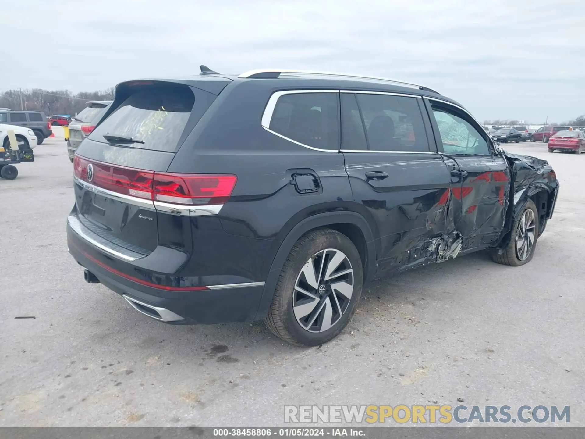4 Photograph of a damaged car 1V2BR2CA6RC501063 VOLKSWAGEN ATLAS 2024